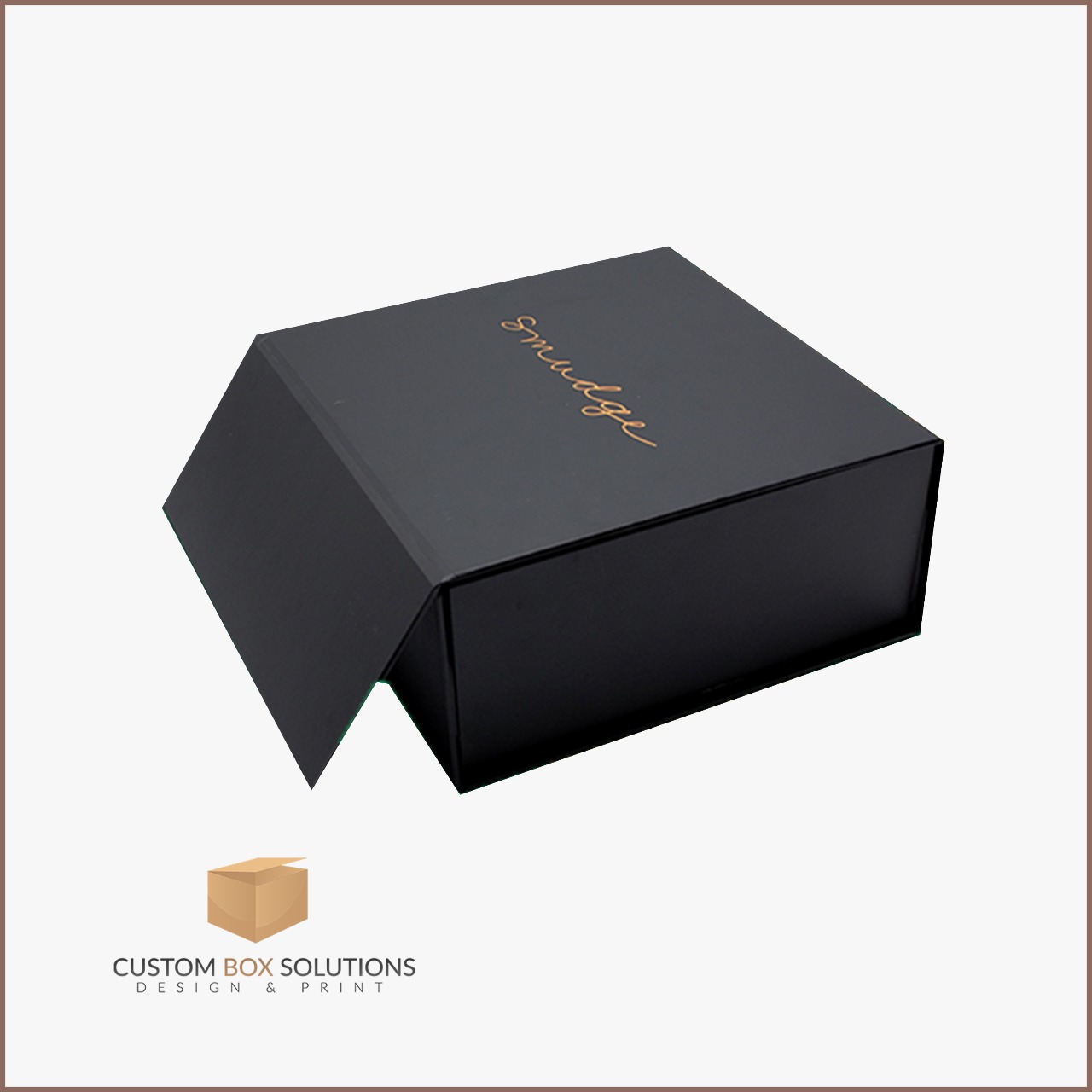 Custom Printing Logo Rigid Cardboard Luxury Flap Open Magnetic