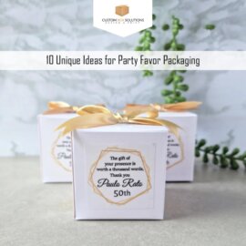 10 Unique Ideas for Party Favor Packaging